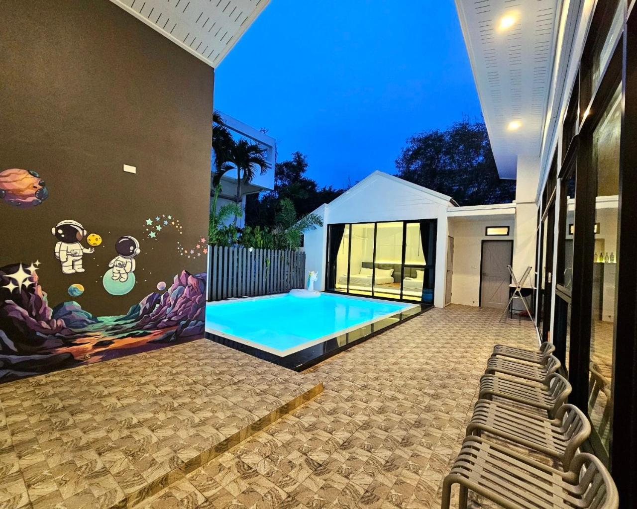 Madaguscar Private Pool Villa-Pattaya Jomtien Beach Eksteriør billede